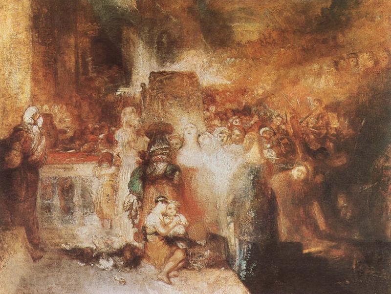 Joseph Mallord William Turner Receive baptism Spain oil painting art